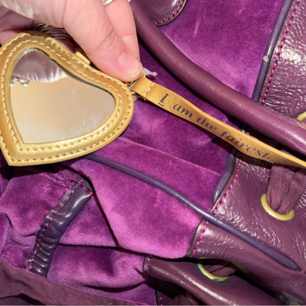 Vintage Y2K Juicy Couture Daydreamer bag in purple velvet EUC - Picture 2 of 16